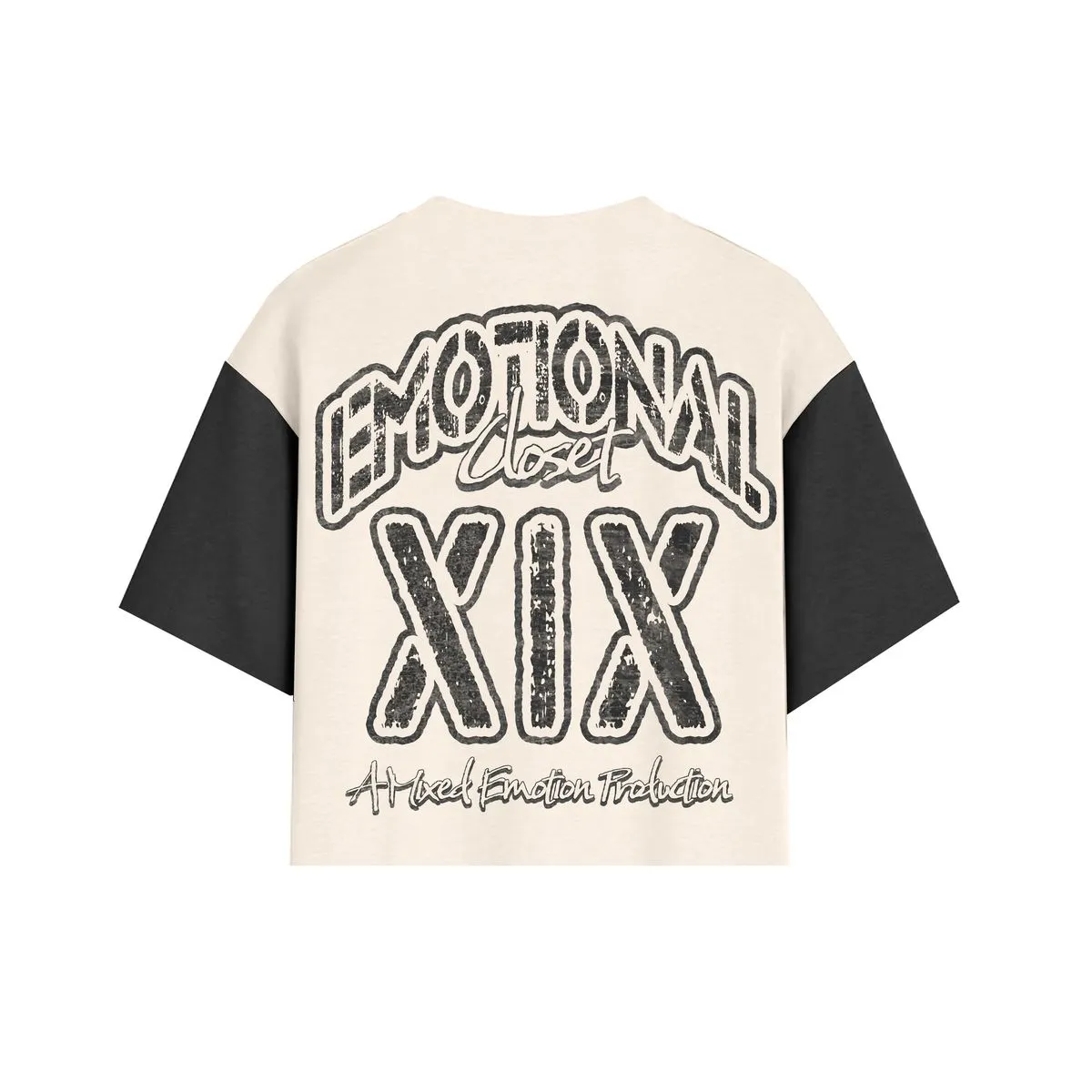 Mixed Emotion “Emotional Closet” Cropped Tee