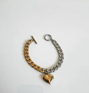 MIXED HEART CHAIN