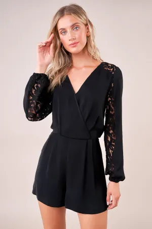 Mixed Lace Romper