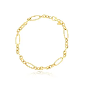Mixed Oval Link Bracelet