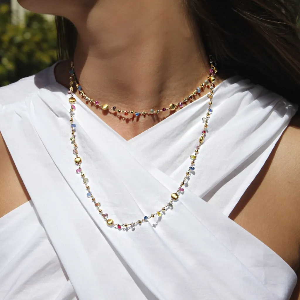 Mixed Sapphire Necklace