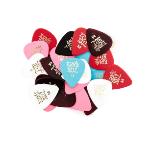 Mixed Thickness & Assorted Color Cellulose Picks bag of 144