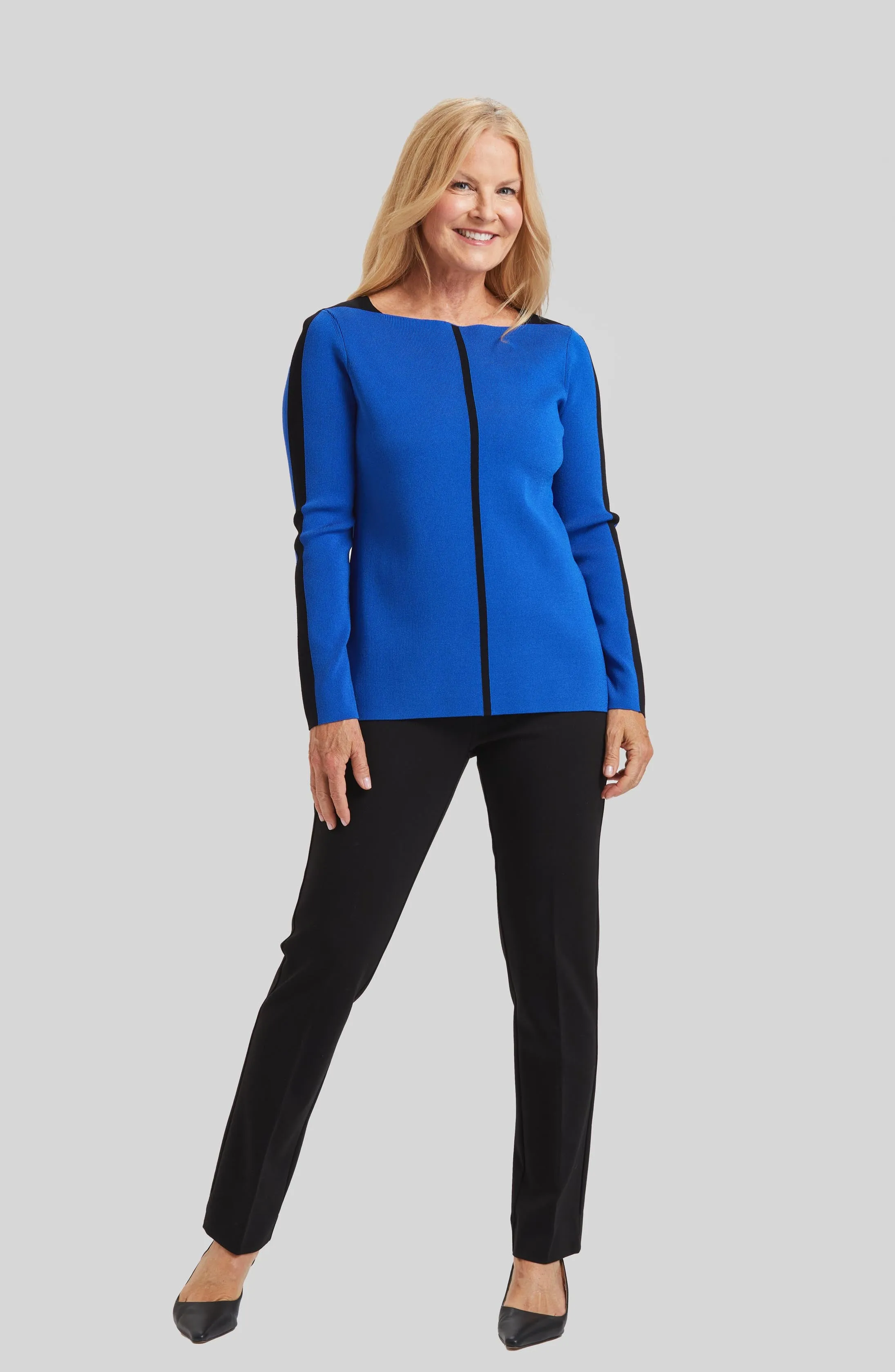 Modern Art Long Sleeve Colorblock- FINAL SALE