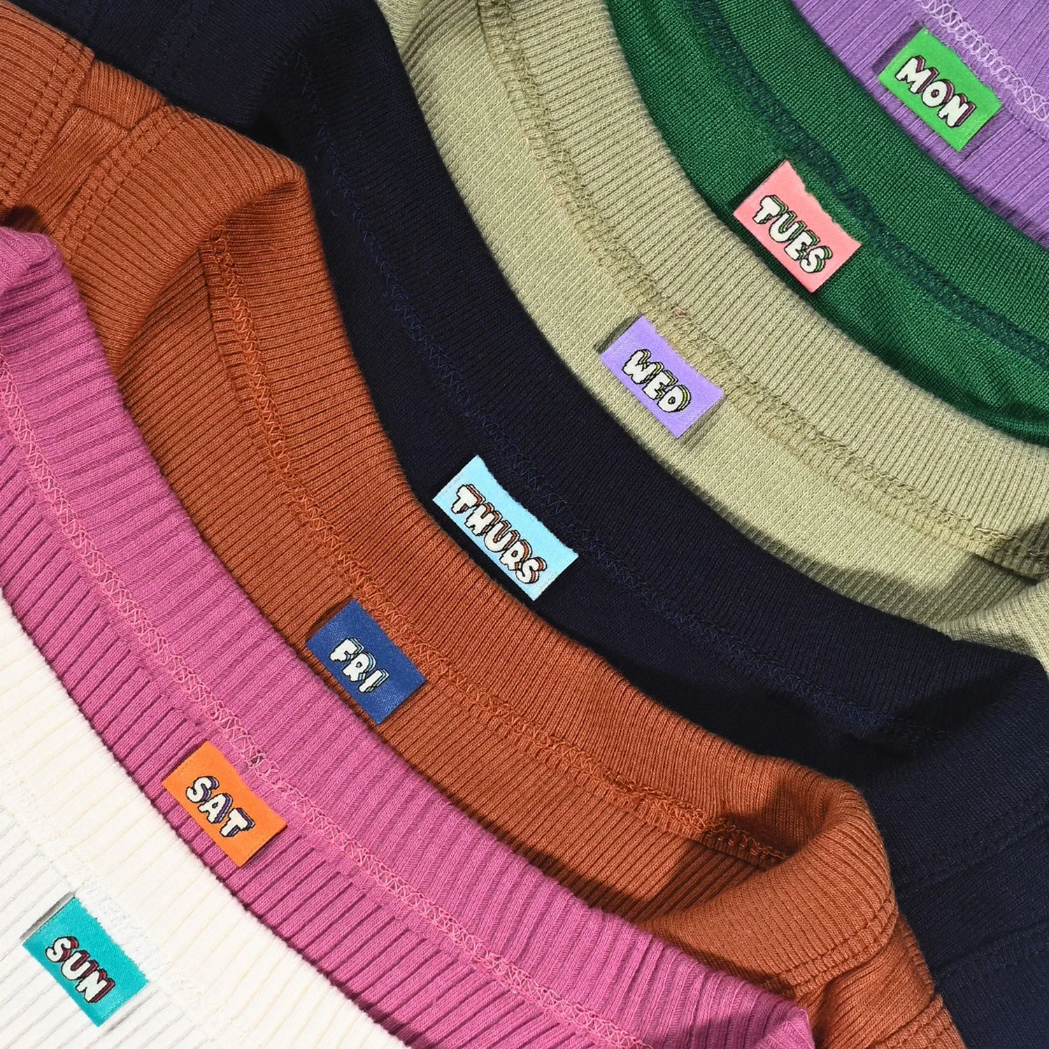 Mon 2 Sun | 7 Sew-in Labels