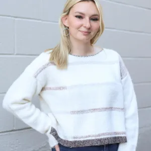 Mona Knit Stripe Pullover Sweater