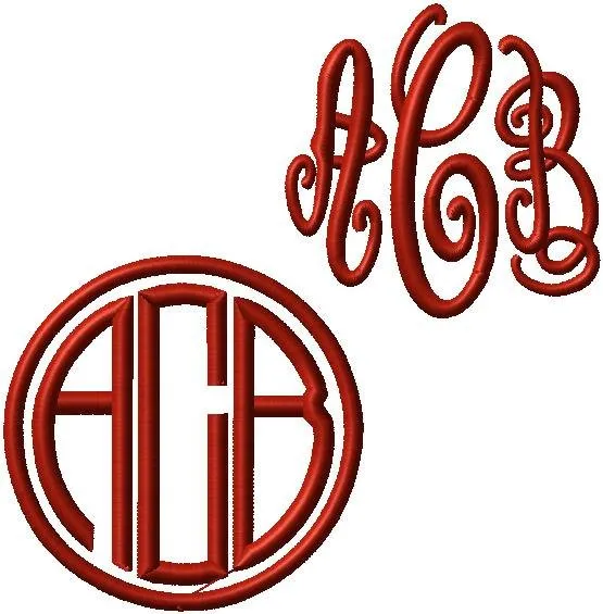 Monogrammed Holiday Coasters -Set of Four