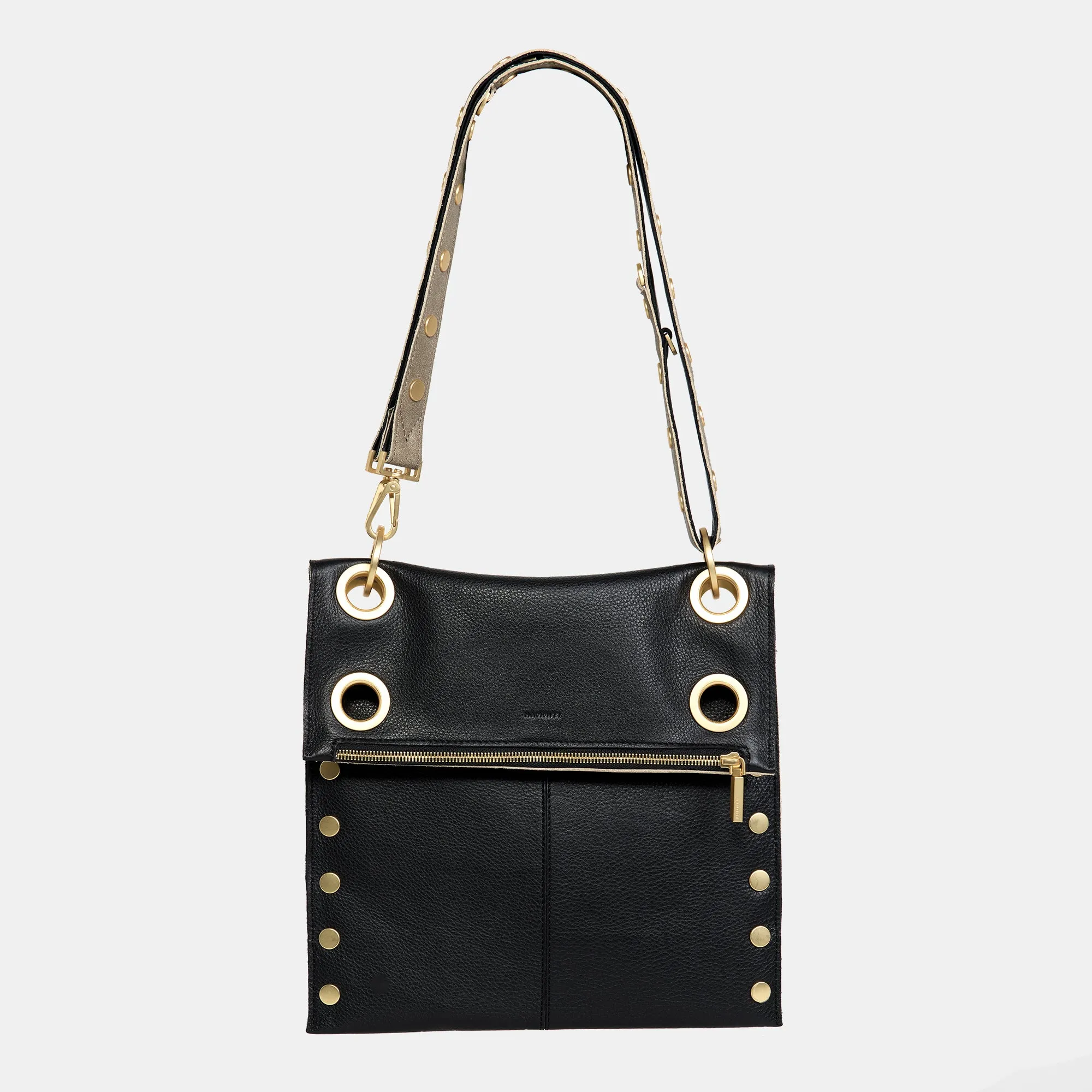 Montana Reversible | Black/Pew/Brushed Gold | Lrg