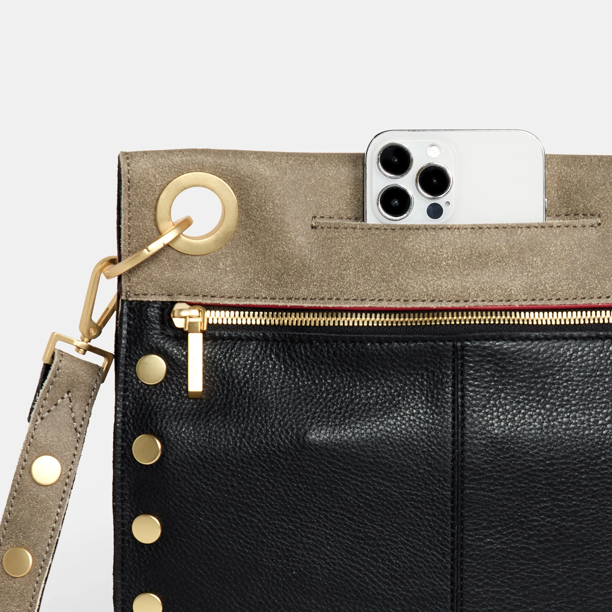 Montana Reversible | Black/Pew/Brushed Gold | Lrg
