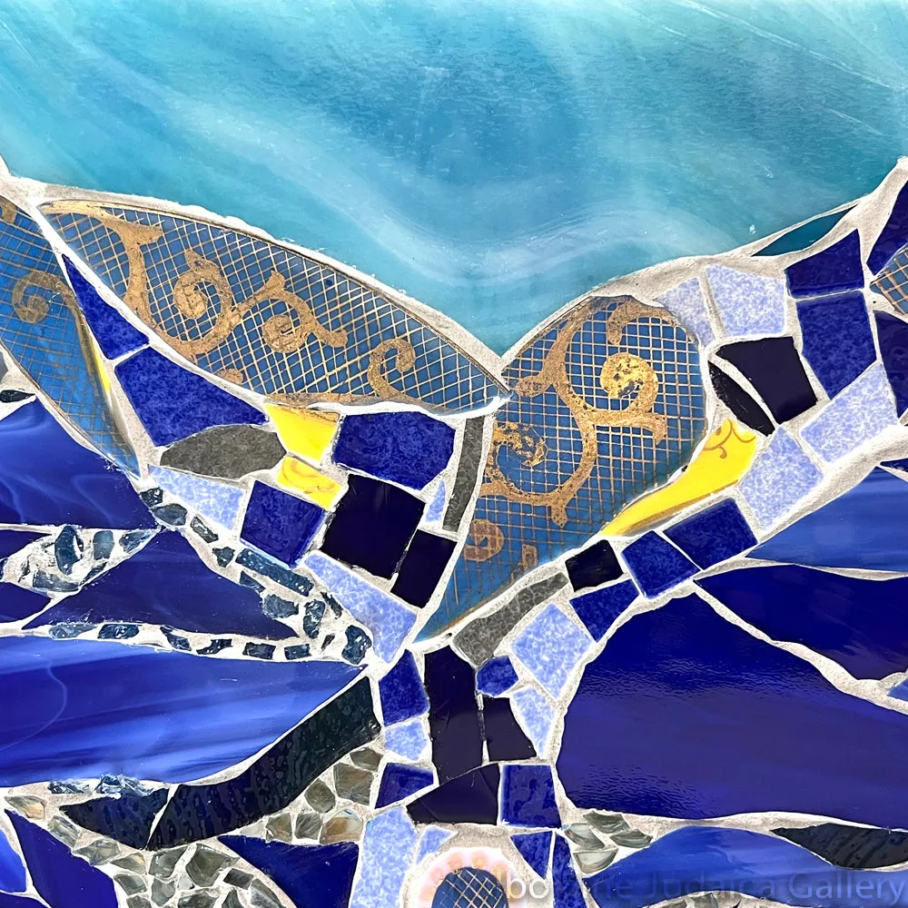 Mosaic, Majestic Ocean 1, Stained Glass and Mixed Media