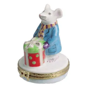 Mouse w Christmas Present