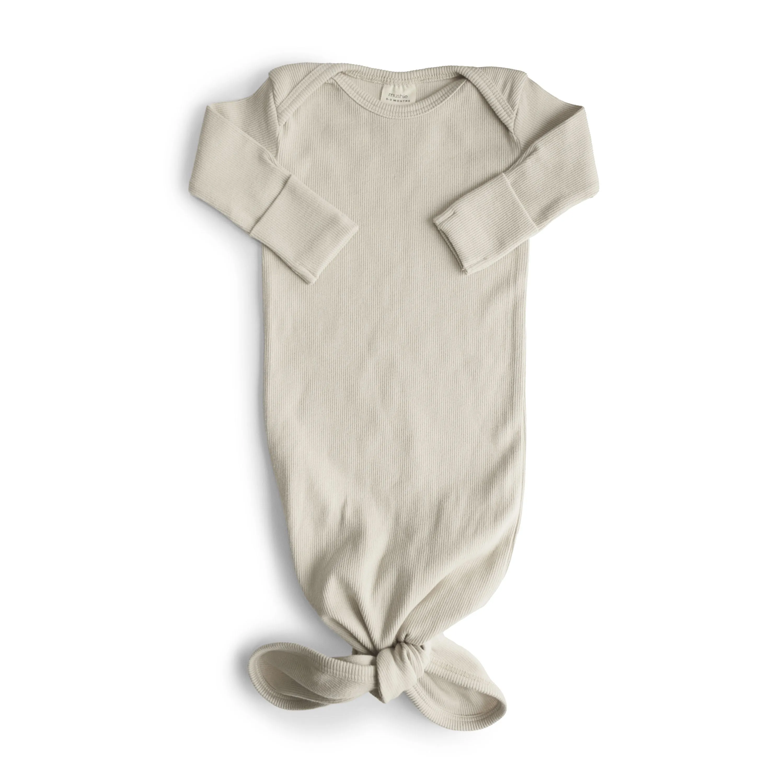 Mushie Knotted Gown | Ivory