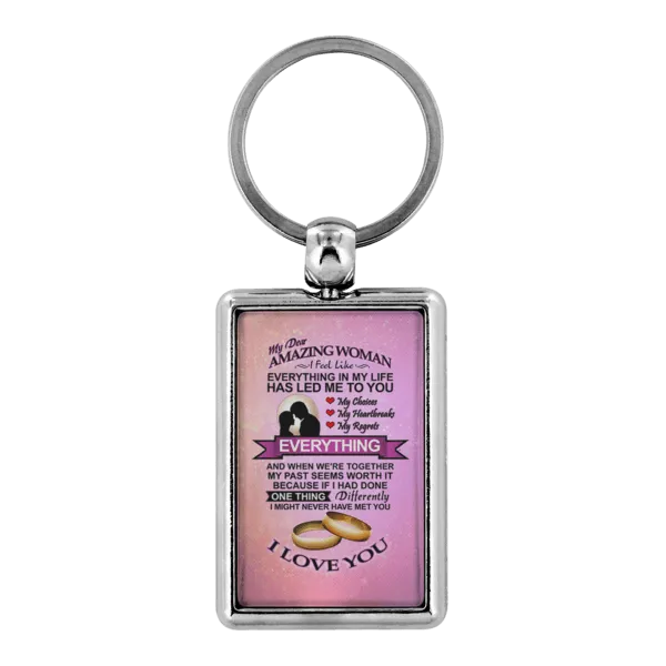 My Dear Amazing Woman Keychain