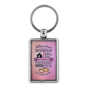 My Dear Amazing Woman Keychain