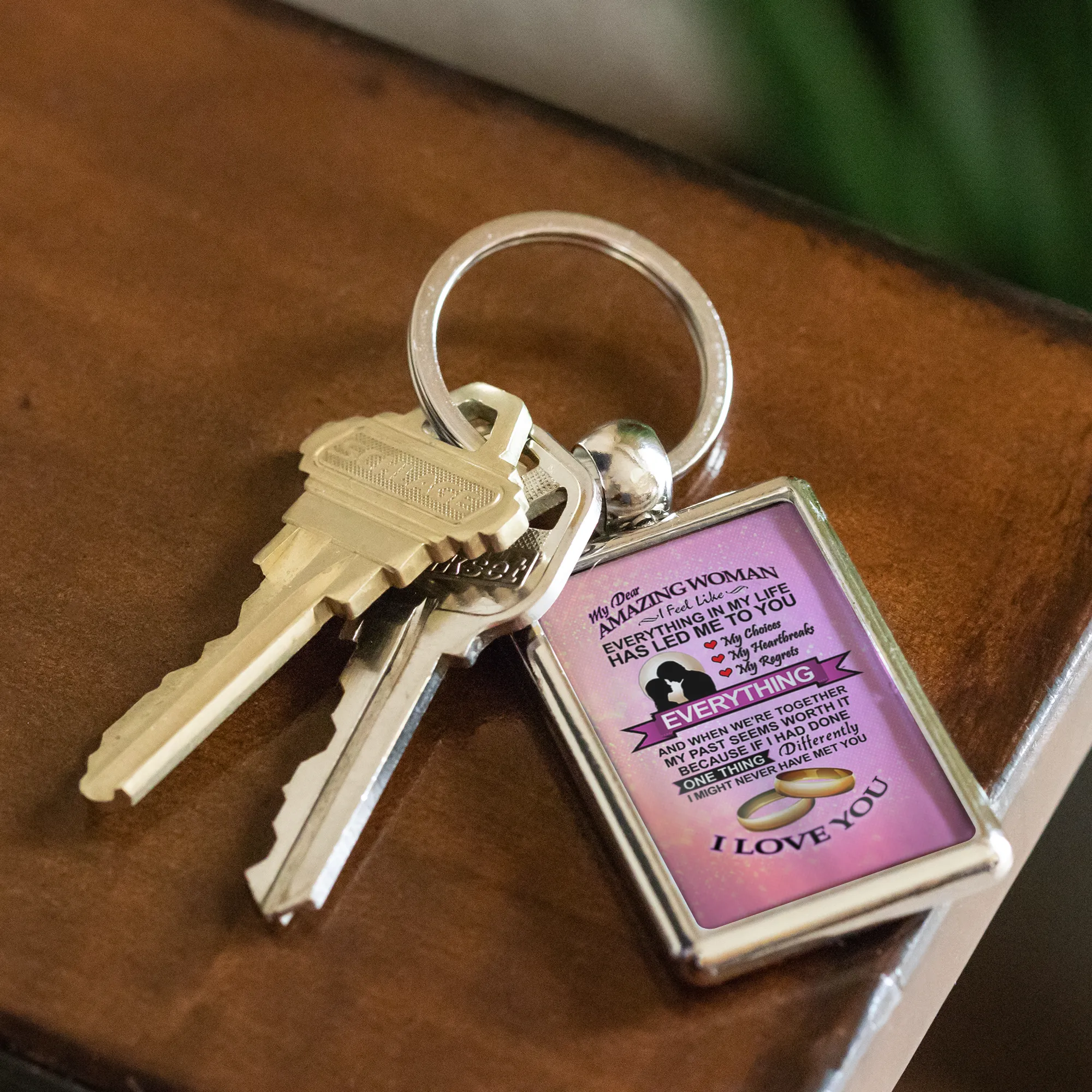 My Dear Amazing Woman Keychain