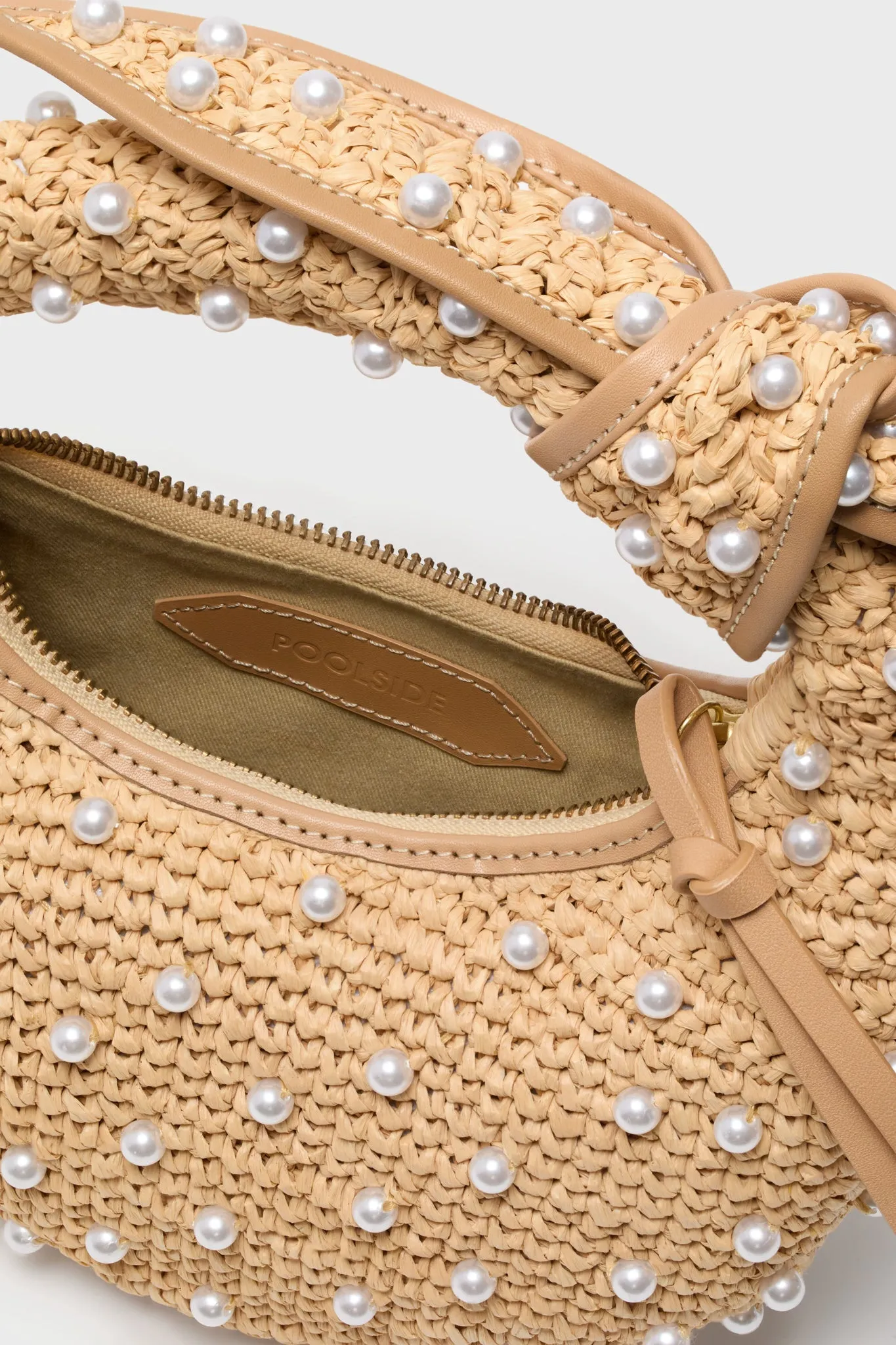 Natural Pearl Josie Knot Bag
