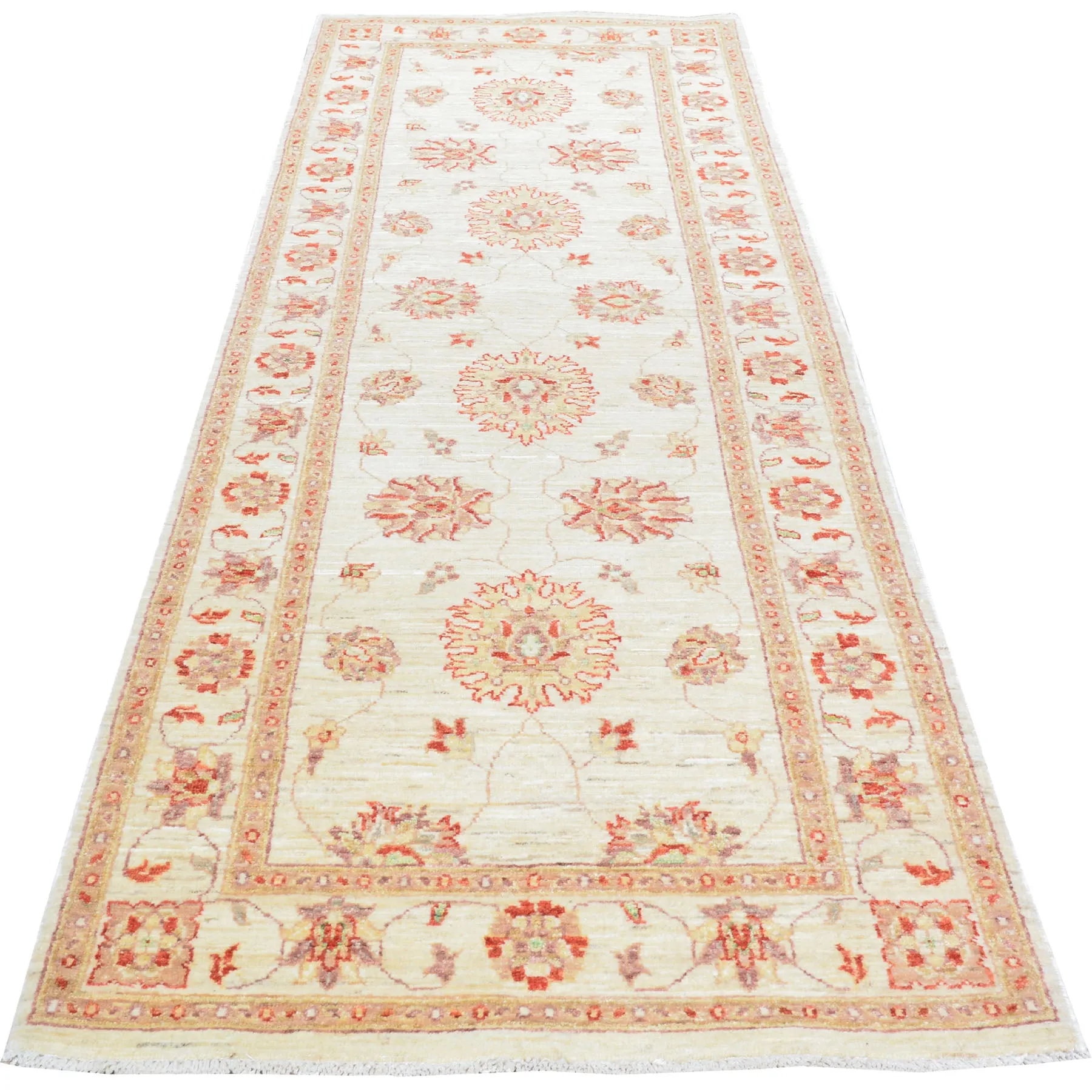 New Afghan Peshawar Chobi Tribal Handmade 100% Wool Rug (Size 2.7 X 8.7) Cwral-4500