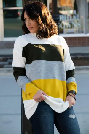 New Attitude Sweater Olive