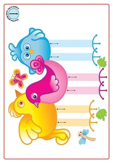 New Wave Pre-Writing Patterns Write-On Posters