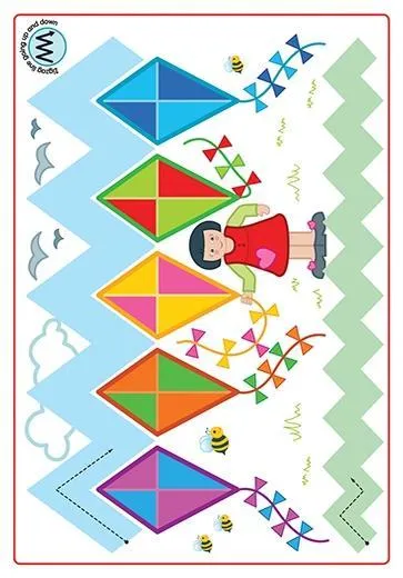 New Wave Pre-Writing Patterns Write-On Posters