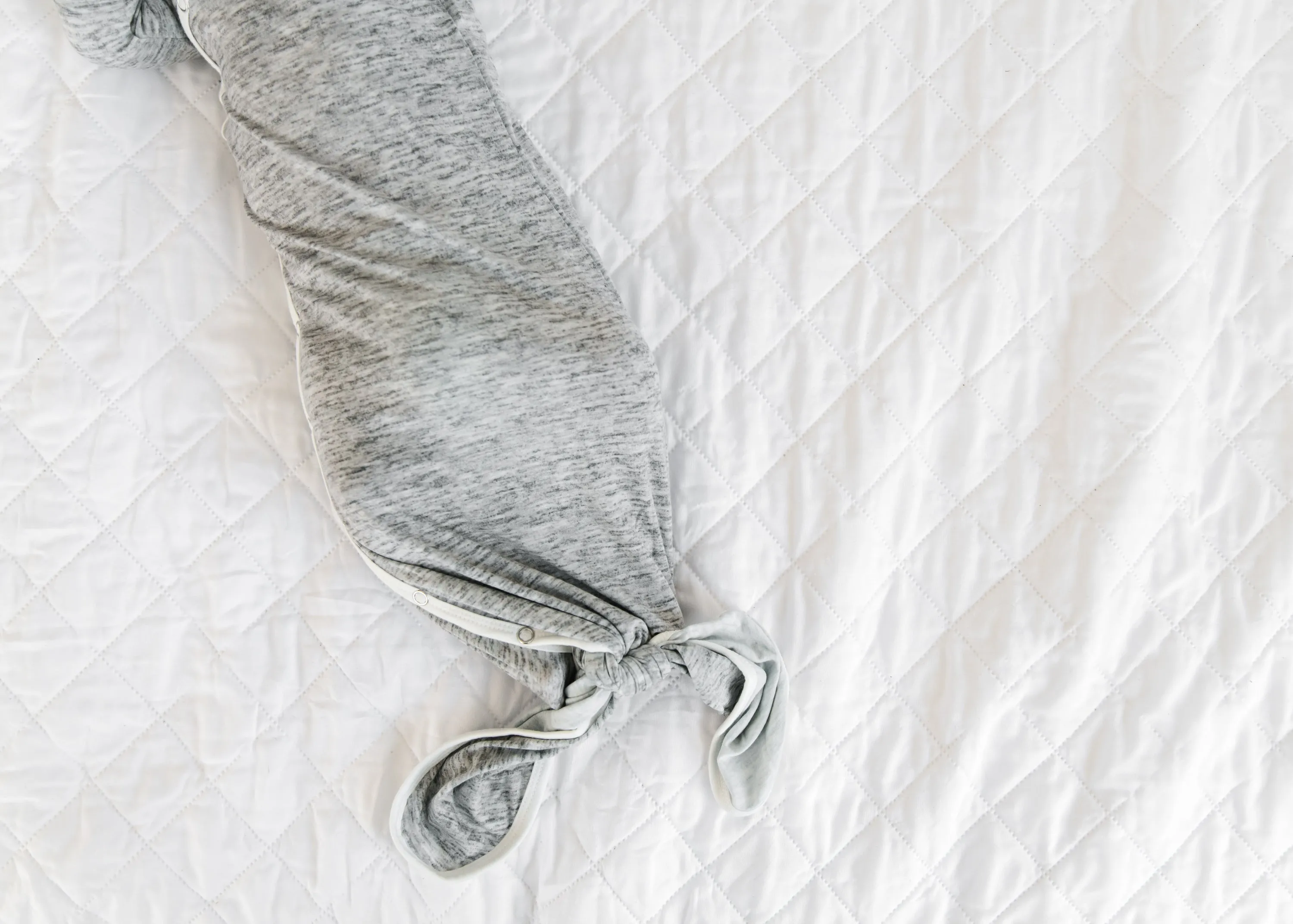 Newborn Knotted Gown - Asher