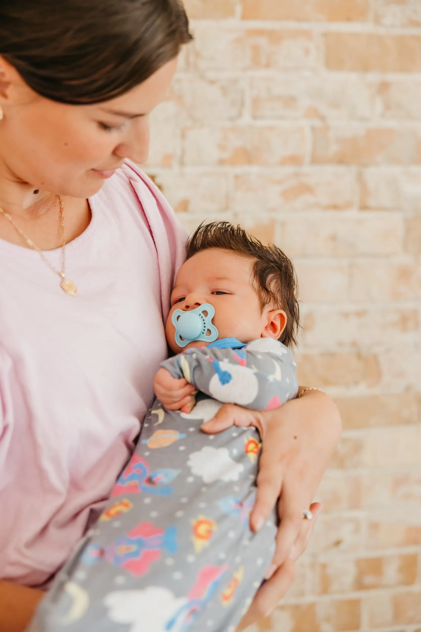 Newborn Knotted Gown - Super Grover
