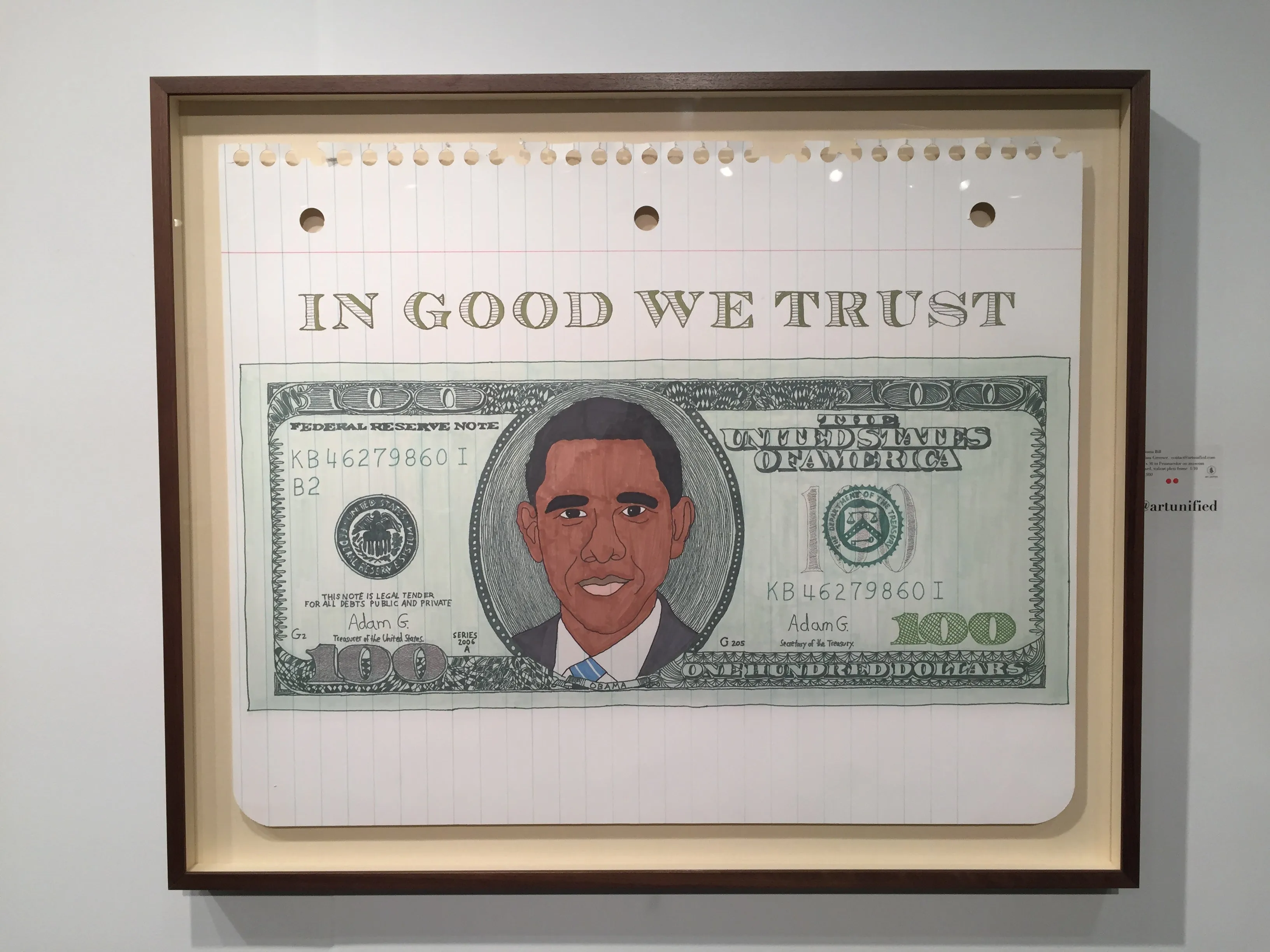 Obama Bill - Limited Edition Print