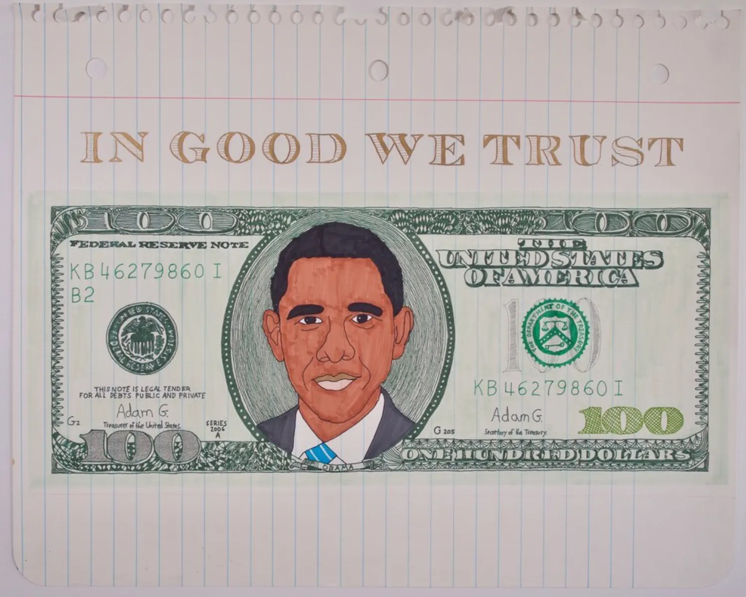 Obama Bill - Limited Edition Print
