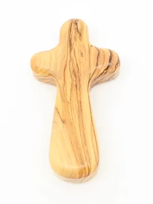 Olive Wood Comfort Cross (2-3/4")
