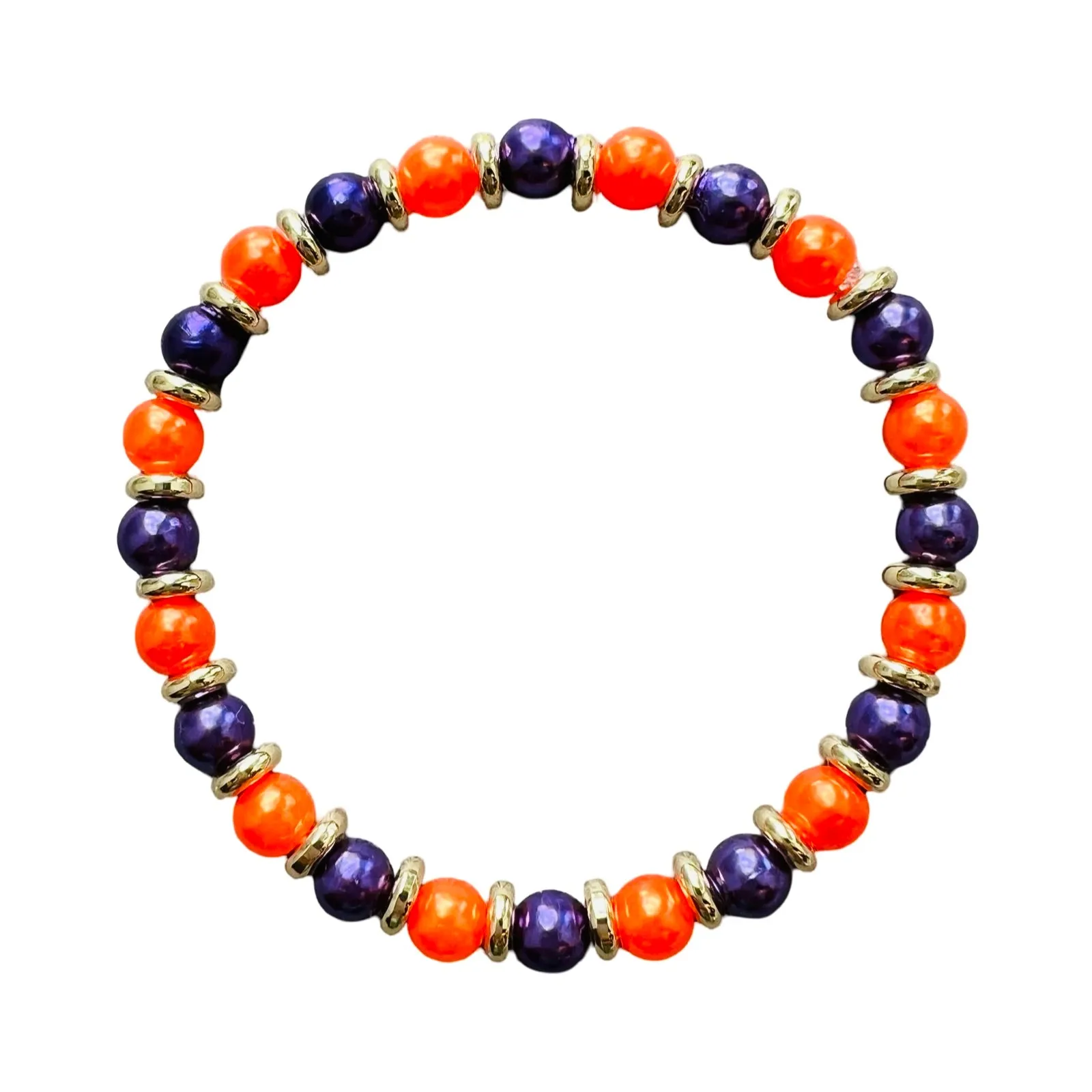 Orange and Purple Beads