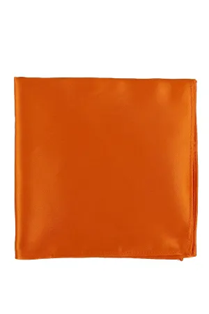 Orange Eternity Pocket Square