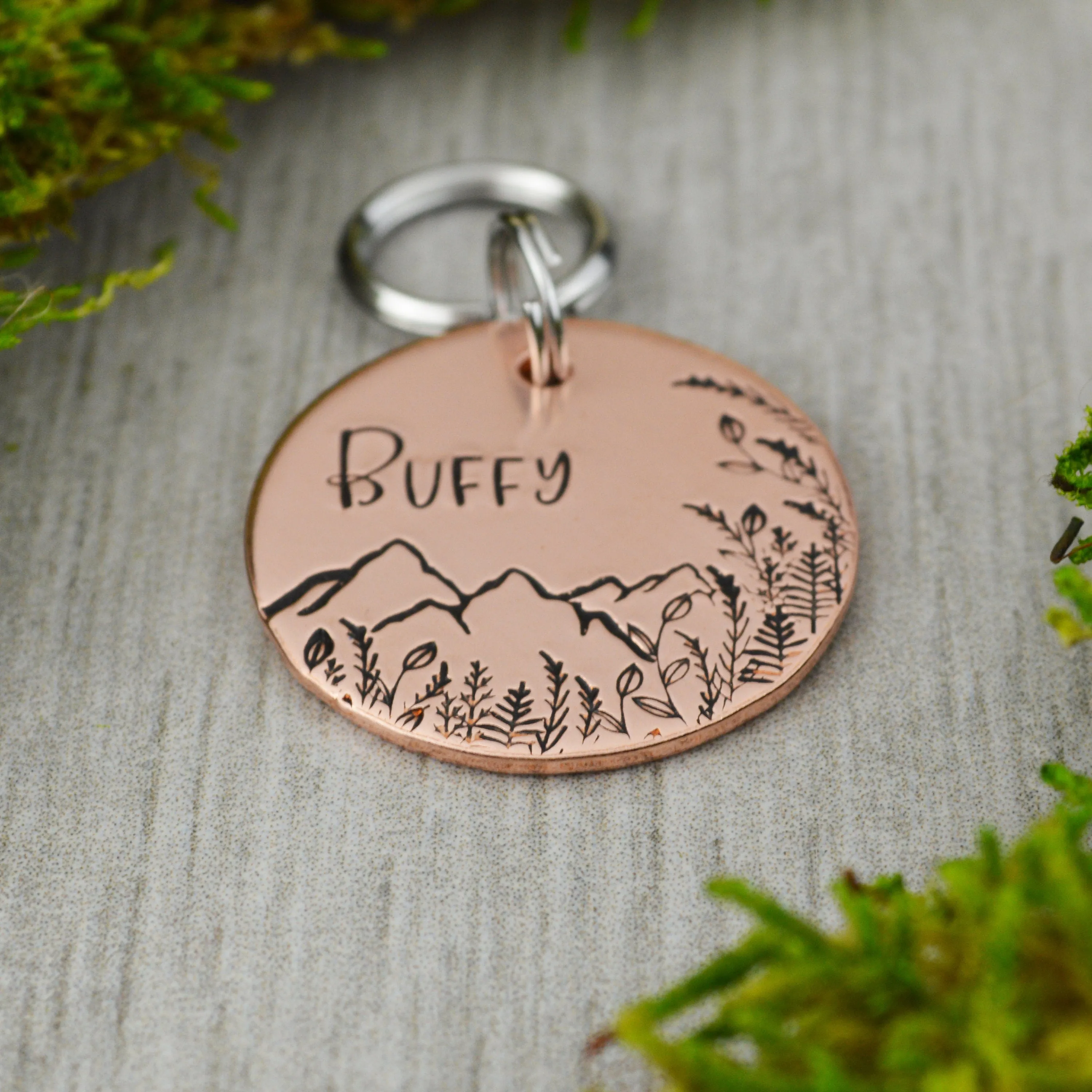 Peaks on the Horizon Pet ID Tag