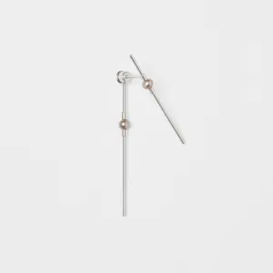 Pearline double sided earring
