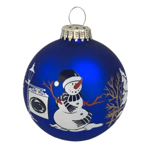 Penn State Snowman & Tree Holiday Ornament