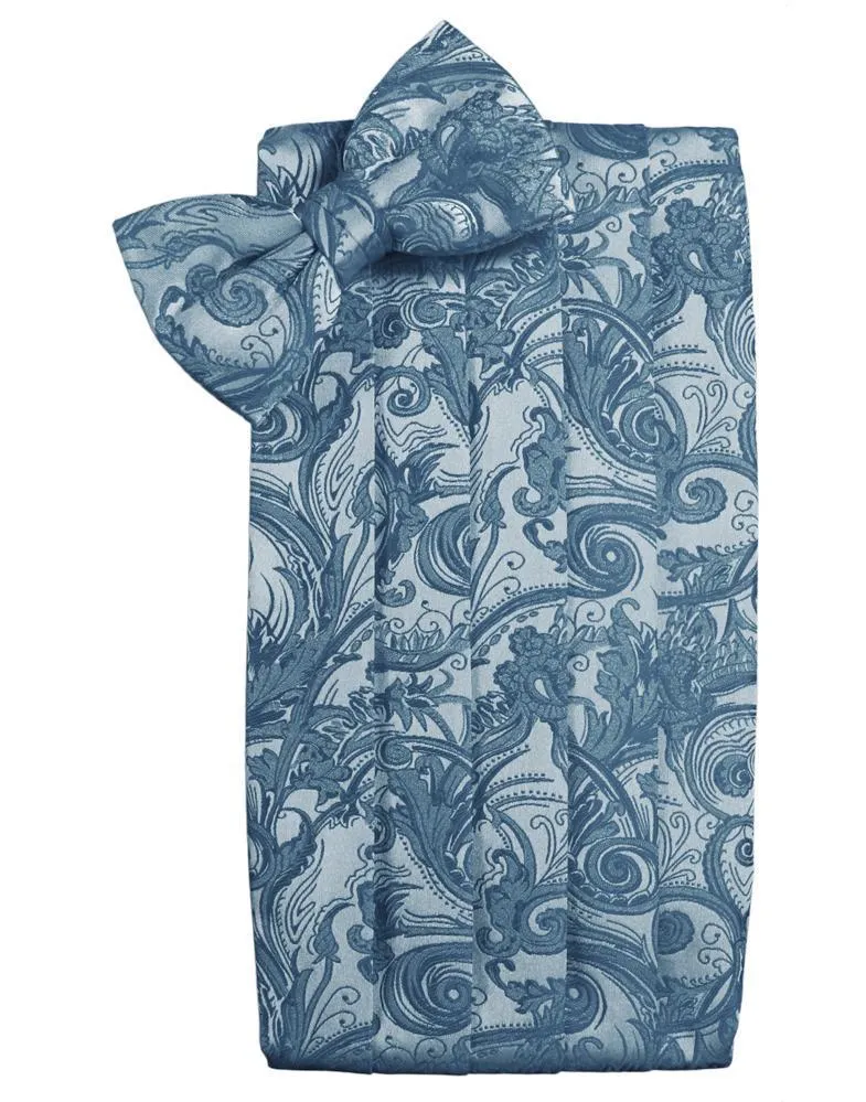 Periwinkle Tapestry Kids Cummerbund