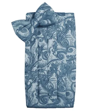 Periwinkle Tapestry Kids Cummerbund
