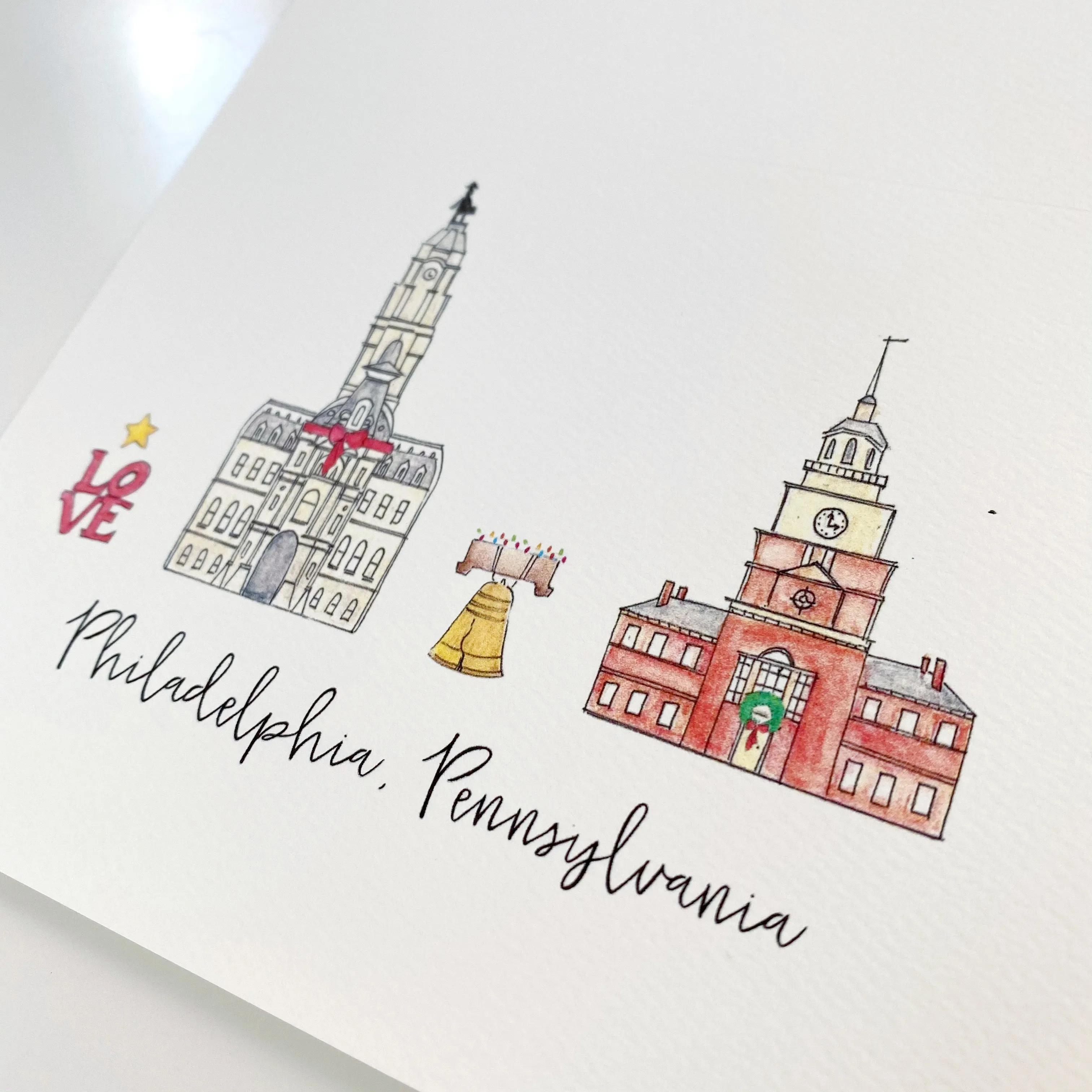 Philadelphia Holiday Greeting Card