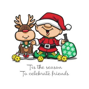 Pickleball Holiday Card