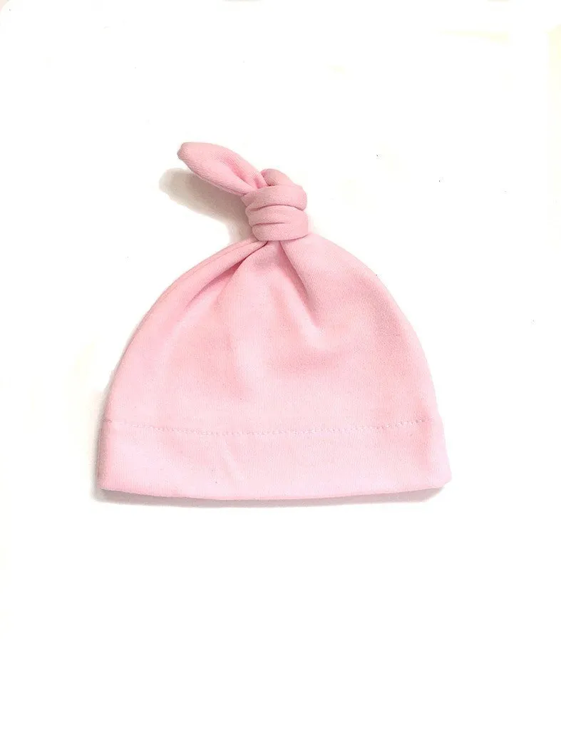 Pink Knotted Hat