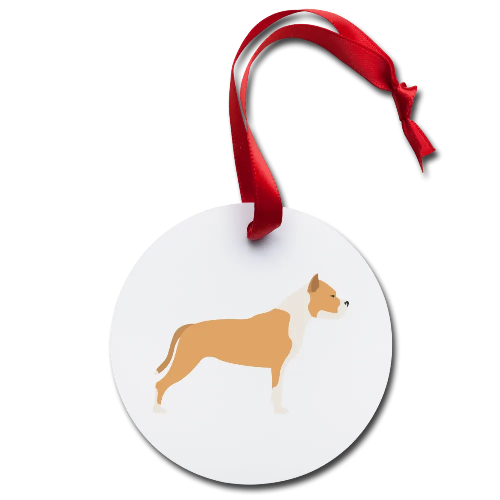 Pitbull Holiday Ornament