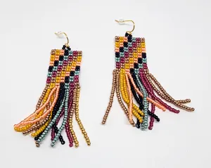 Playful Pixels Square Stitch Earrings