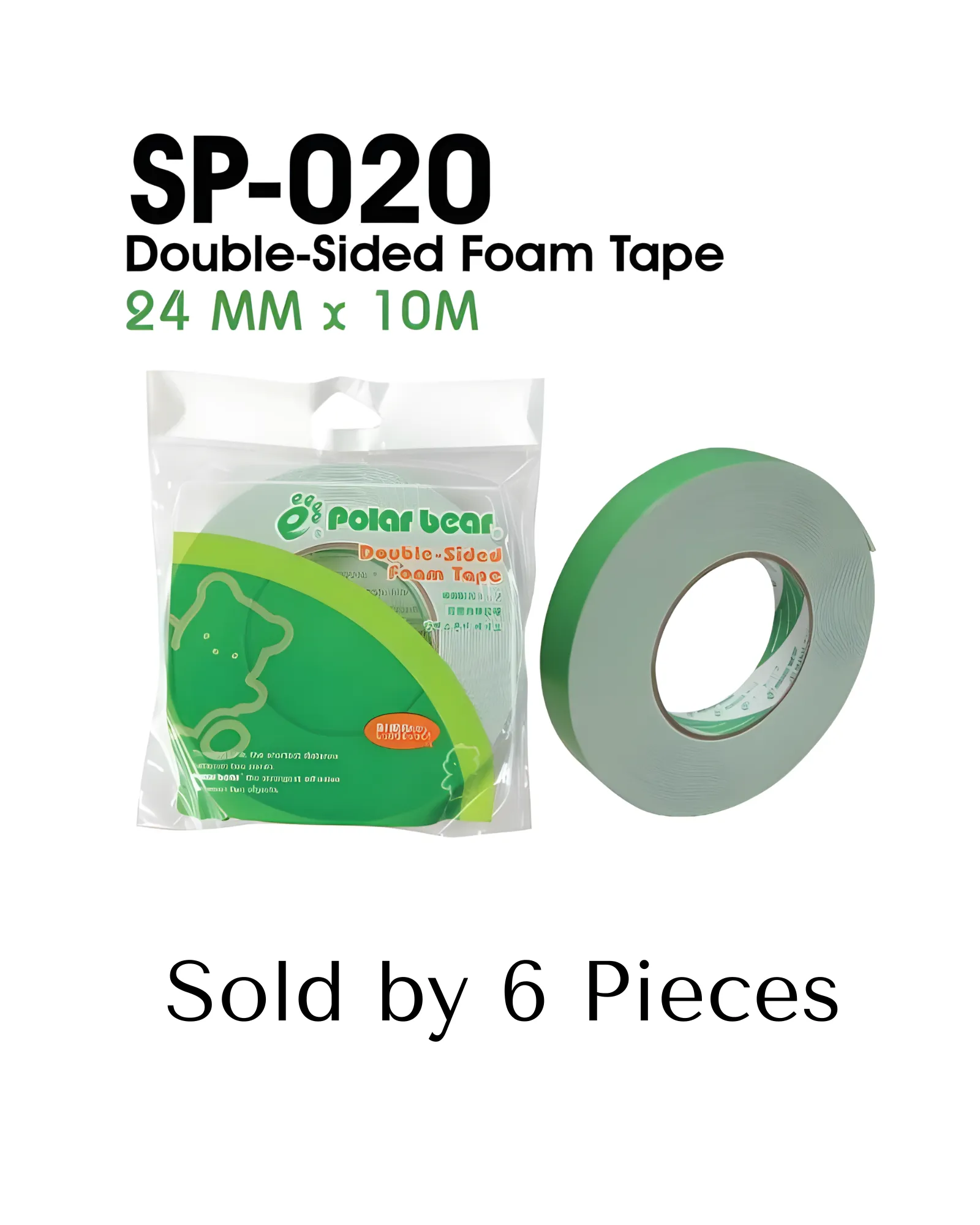 Polar Bear Double Sided Foam Tape
