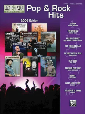 Pop & Rock Hits (2008 Edition) (P/V/G)