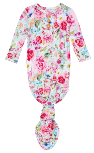 Posh Peanut Alice Wood Button Knotted Gown