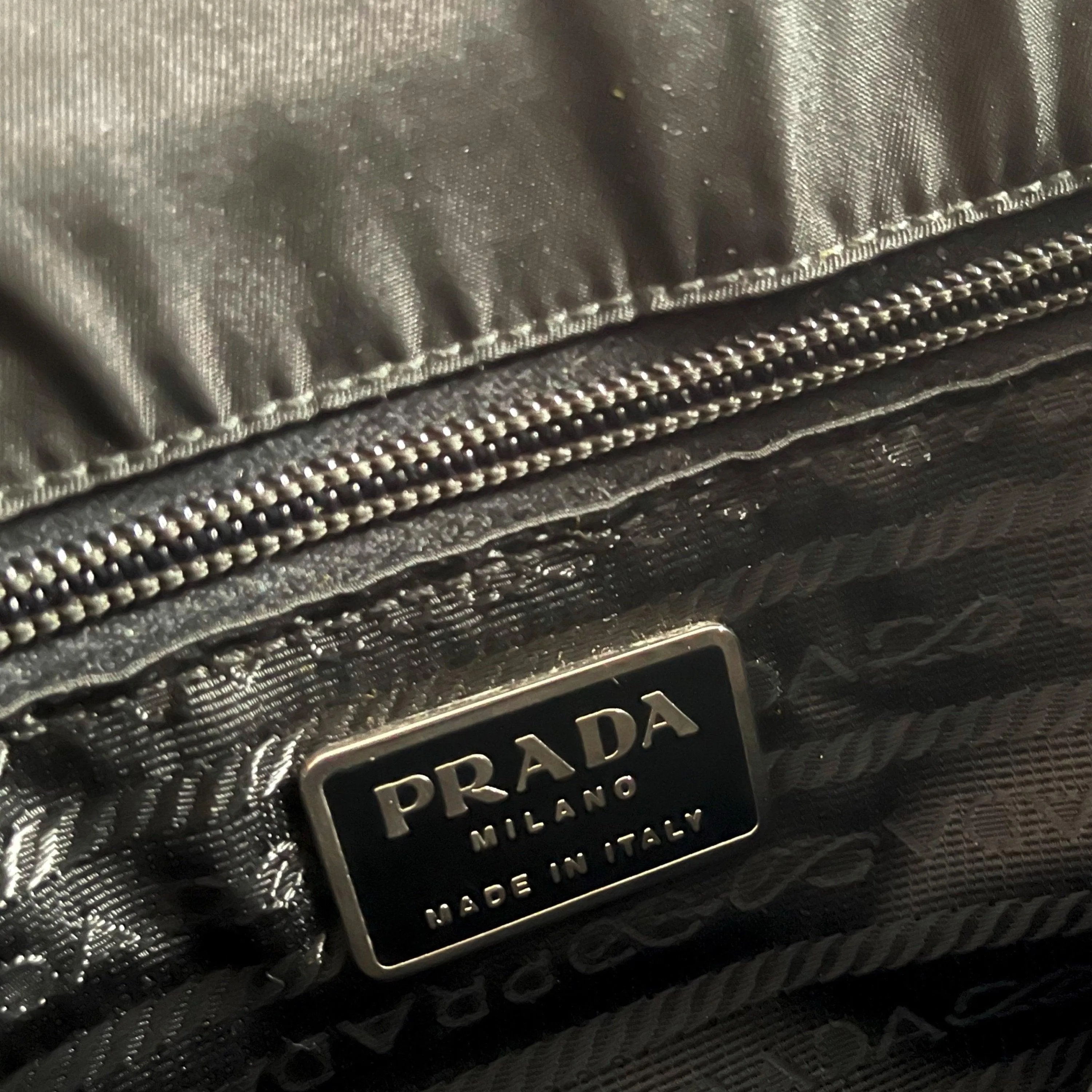 Prada Black Nylon Tote