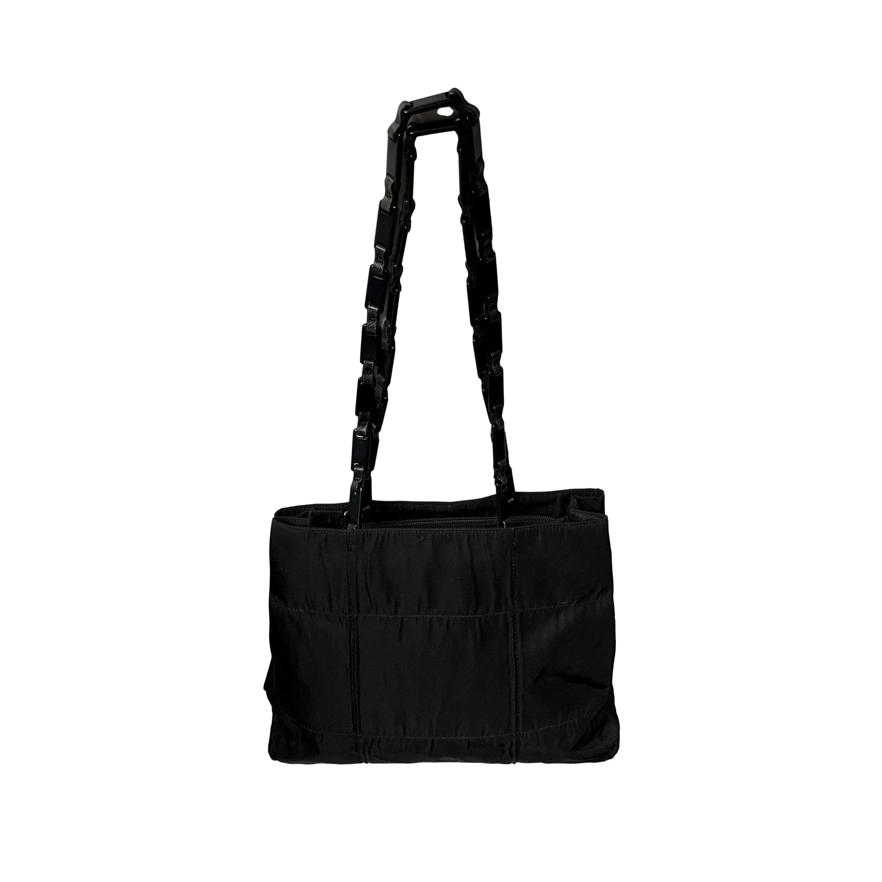 Prada Black Nylon Tote