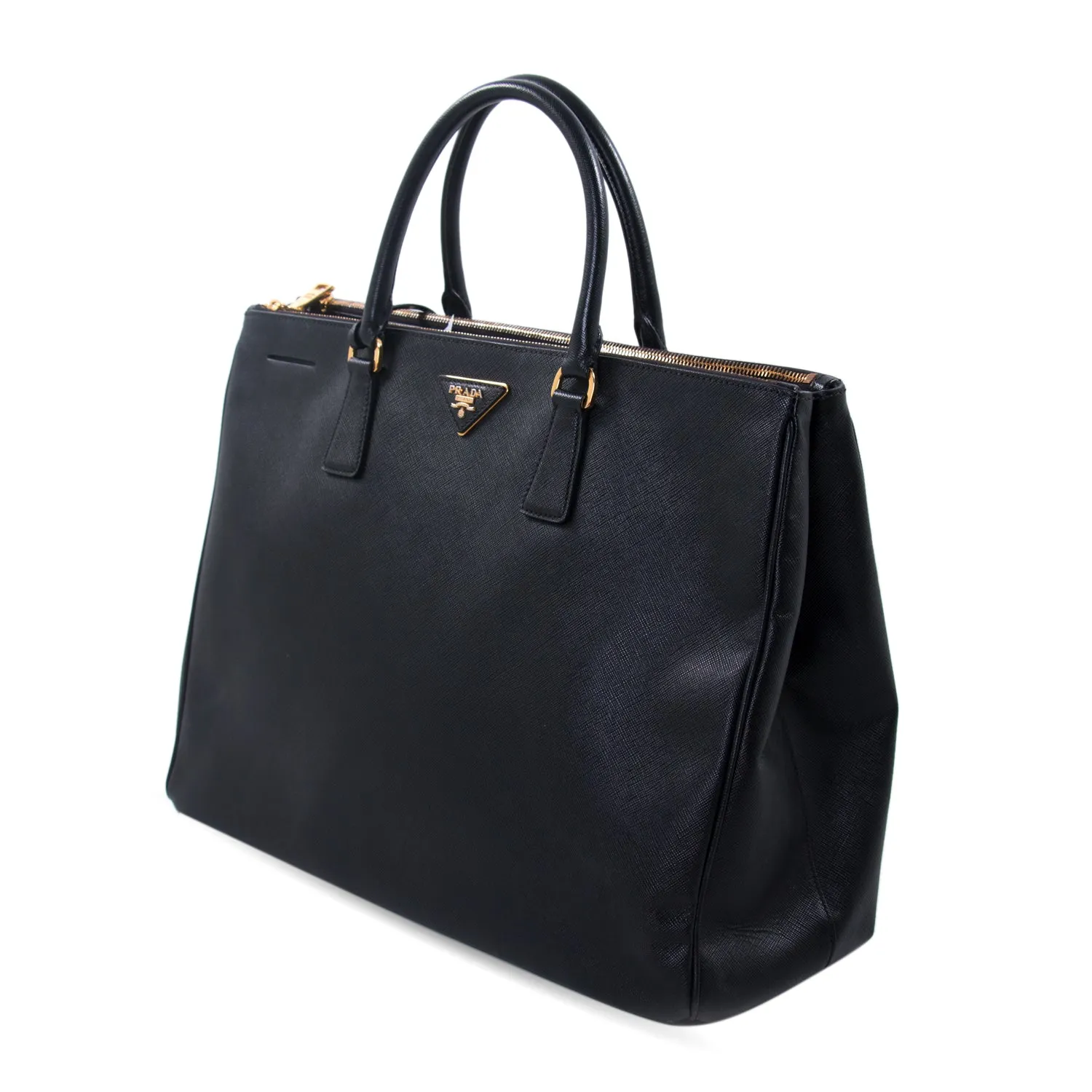 Prada Extra Large Lux Galleria Double Zip Tote