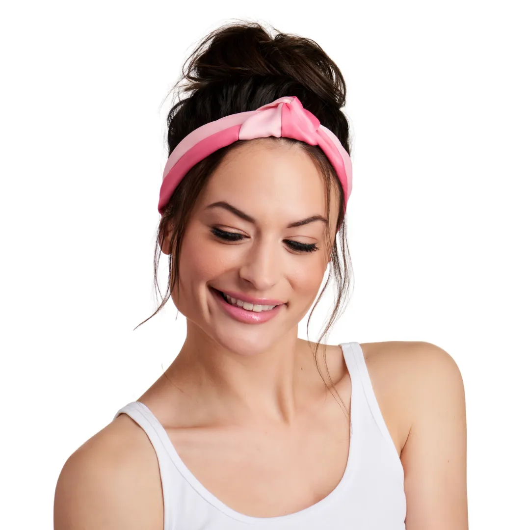 Pretty in Pink Knotted Headwrap
