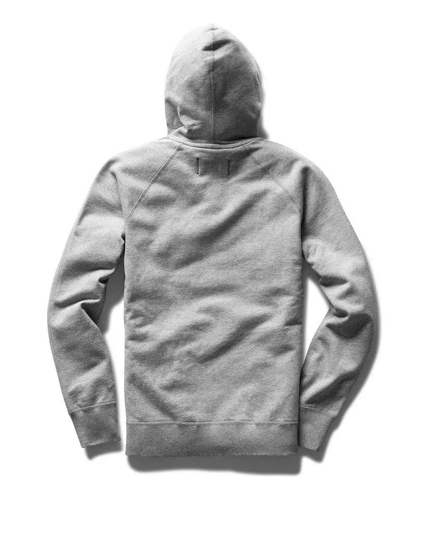 Pullover Hoodie Midweight Terry Heather Grey
