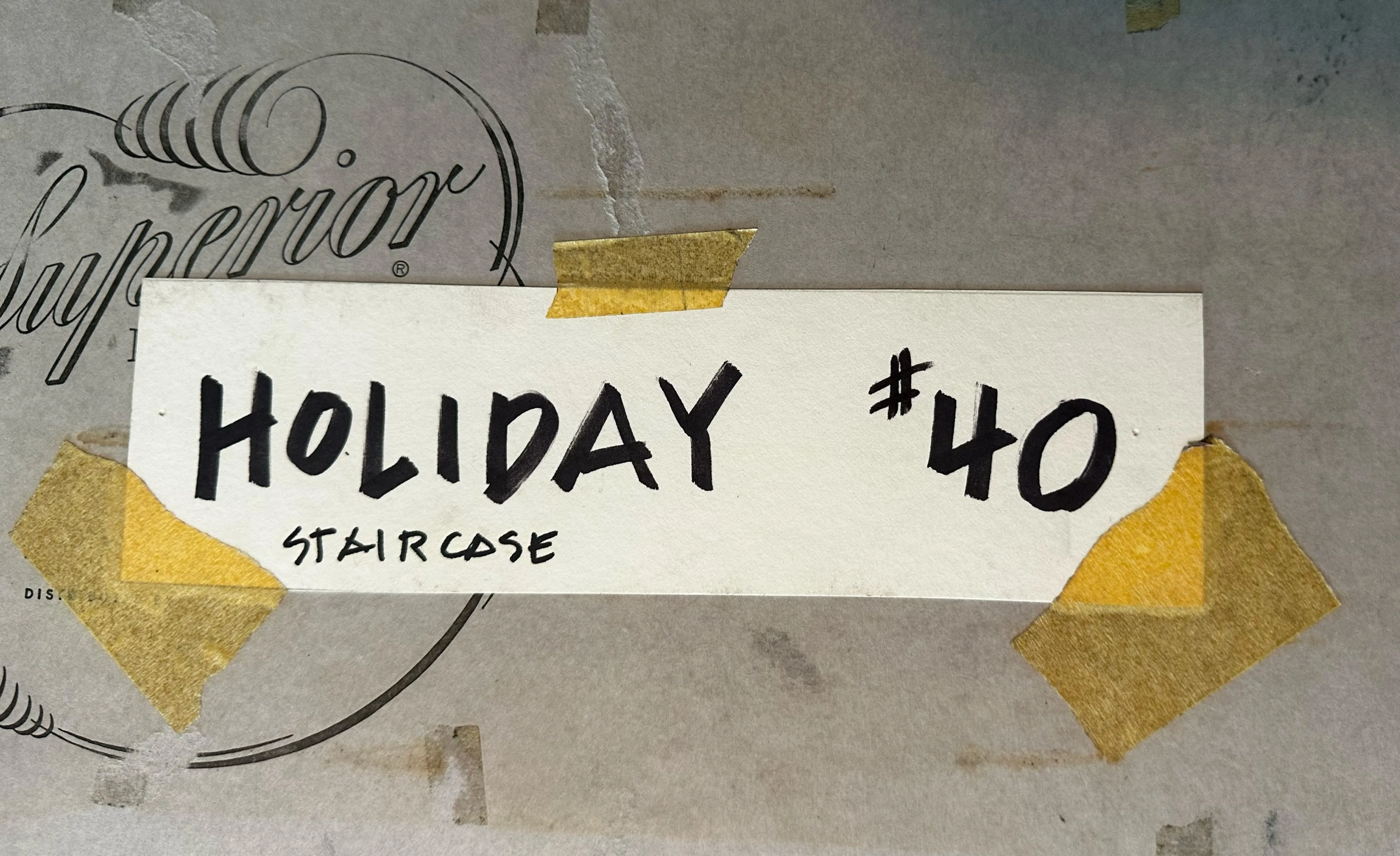 "Holiday" Set Renderings (4) by Lloyd Burlingame