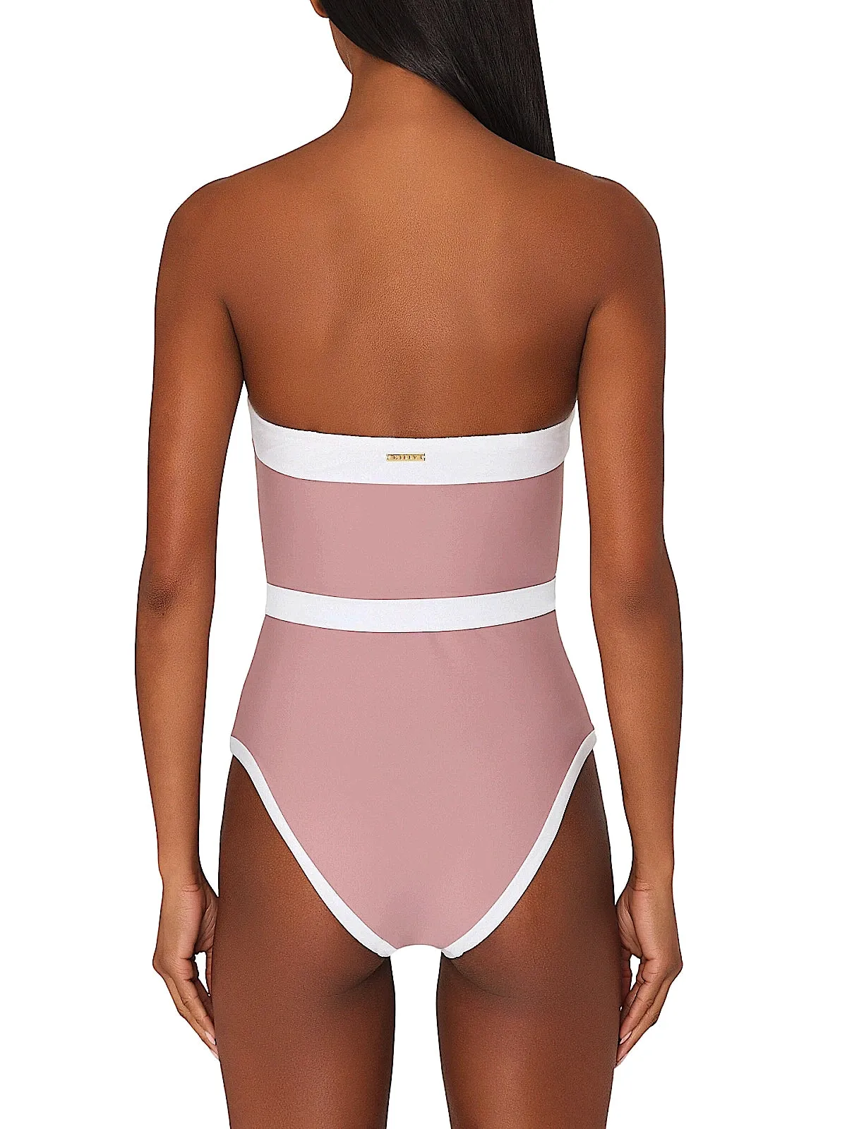 Ravello Strapless Colorblock One-Piece